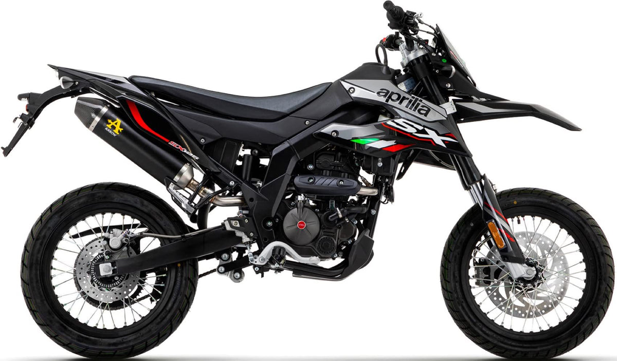 ARROW Aprilia RX/SX 125 (2021+) Dark Aluminum Slip-on Exhaust