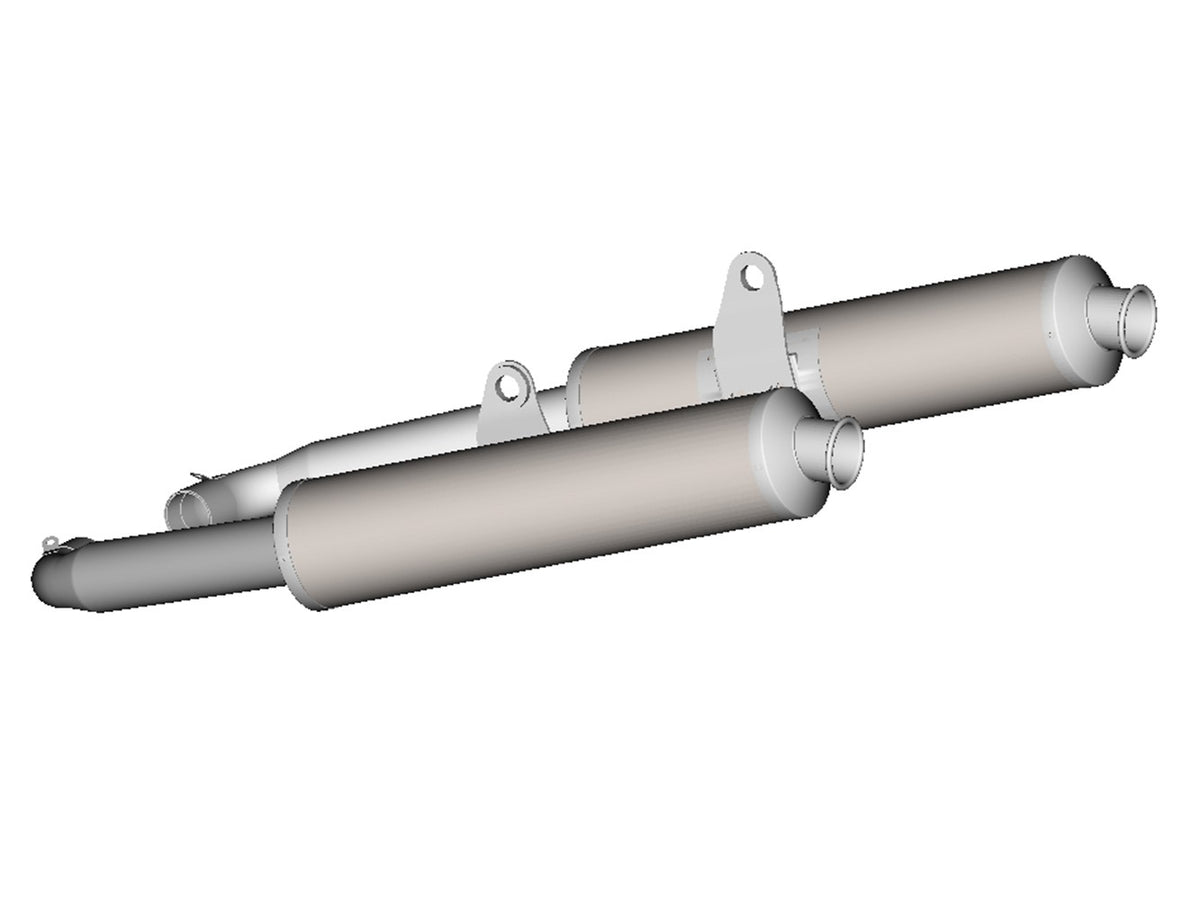 SPARK Ducati ST2 / ST3 Slip-on Exhaust 