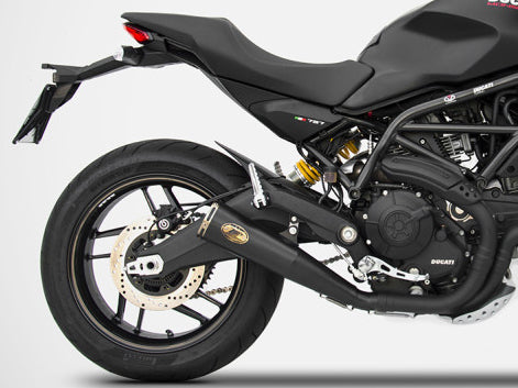ZARD Ducati Monster 797 Slip-on Exhaust System 