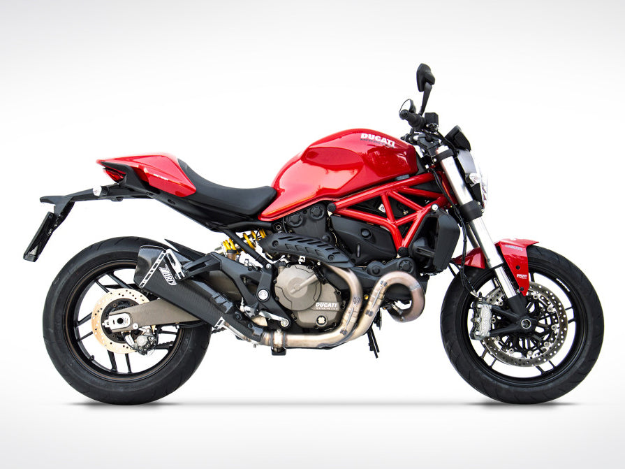 ZARD Ducati Monster 821 Slip-on Exhaust System (racing