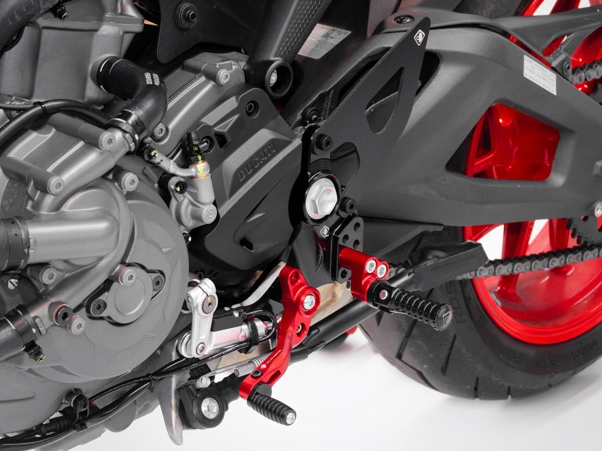 DUCATI MONSTER レッドパーツ 3点セット PMM93701D - DBK Ducati Monster Footpegs (Single-Seater) – Desmoheart