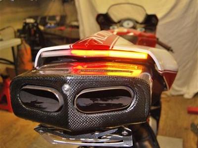 NEW RAGE CYCLES Ducati Superbike 999 LED Tail Tidy Fender