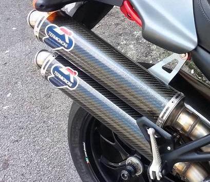 TERMIGNONI Ducati Monster S2R / S4R Carbon Dual Slip-on Exhaust