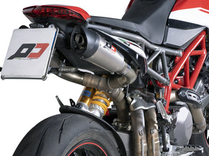 QD EXHAUST Ducati Hypermotard 950 (2019+) Dual Slip-on Exhaust "Gunshot" (EU homologated)