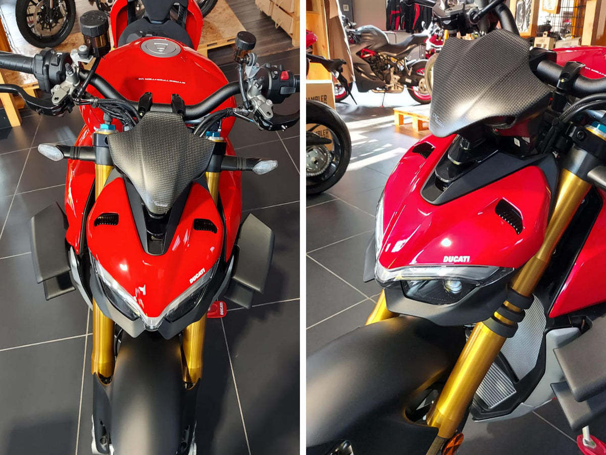 CNC RACING Ducati Streetfighter V4 Carbon Wind Screen – Desmoheart