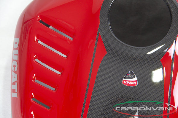 CARBONVANI Ducati Panigale (12/19) Carbon Fuel Tank Cover (Ullberg