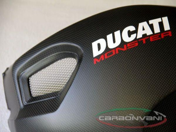 CARBONVANI Ducati Monster Carbon Side Tank Panels Kit – Desmoheart