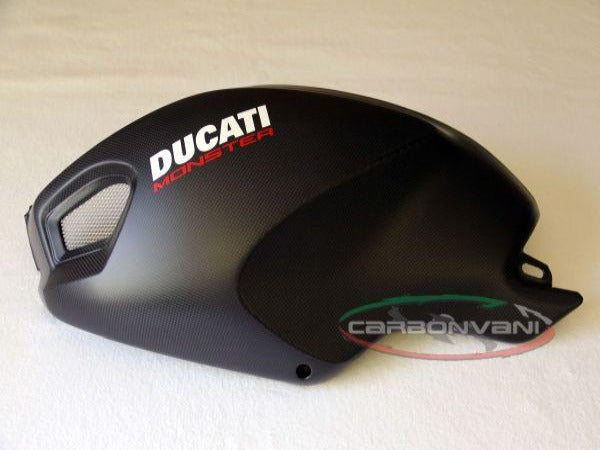 CARBONVANI Ducati Monster Carbon Side Tank Panels Kit – Desmoheart