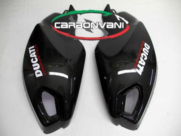 CARBONVANI Ducati Monster Carbon Side Tank Panels Kit – Desmoheart