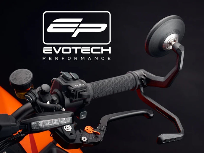 Evotech Performance Bar End Mirrors: Enhanced Visibility and Protection for Your Ride