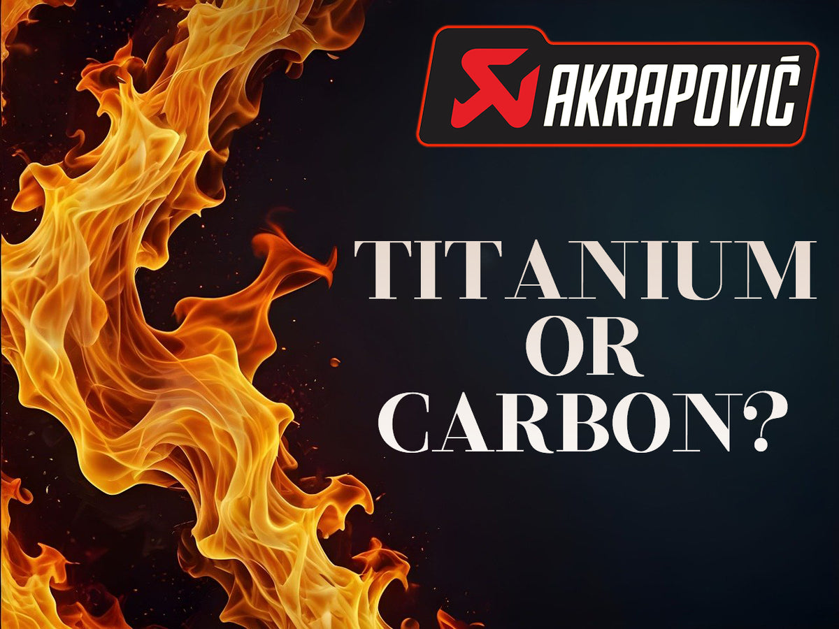 Choosing the Akrapovič Exhaust: Titanium vs. Carbon Comparison – Desmoheart