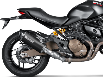 AKRAPOVIC S-D8SO2-HRBL Ducati Monster 821 (2016+) Slip-on Exhaust (titanium) – Accessories in Desmoheart – an Motorcycle Aftermarket Parts & Accessories Online Shop