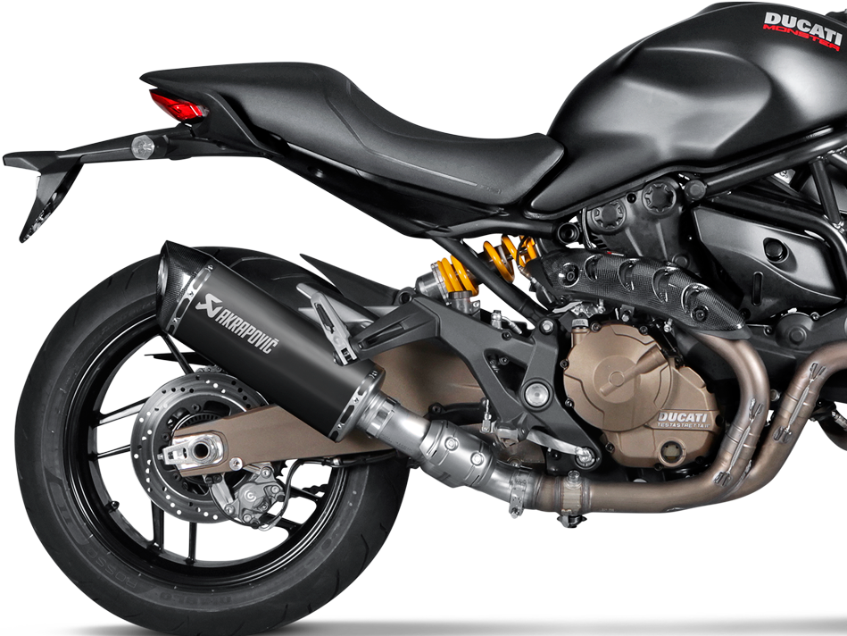 AKRAPOVIC S-D8SO2-HRBL Ducati Monster 821 (2016+) Slip-on Exhaust (titanium) – Accessories in Desmoheart – an Motorcycle Aftermarket Parts & Accessories Online Shop