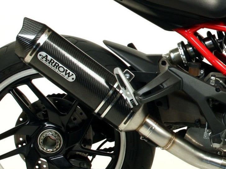 ARROW Ducati Monster 1200 (2014+) Carbon Slip-on Exhaust – Desmoheart