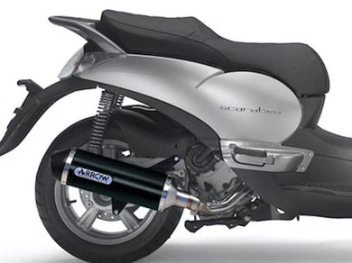 ARROW 73001KZ+73501ANN Aprilia Scarabeo 500 (2003+) Aluminum Full Exhaust System 