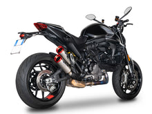 SPARK GDU0839 Ducati Monster 950 / 937 (2021+) Titanium Slip-on Exhaust "DYNO" (EU homologated; red end caps)