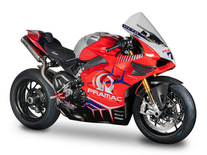 SPARK GDU8838 Ducati Panigale V4 / Streetfighter Titanium 3/4 Exhaust System "RECTANGULAR" (racing)