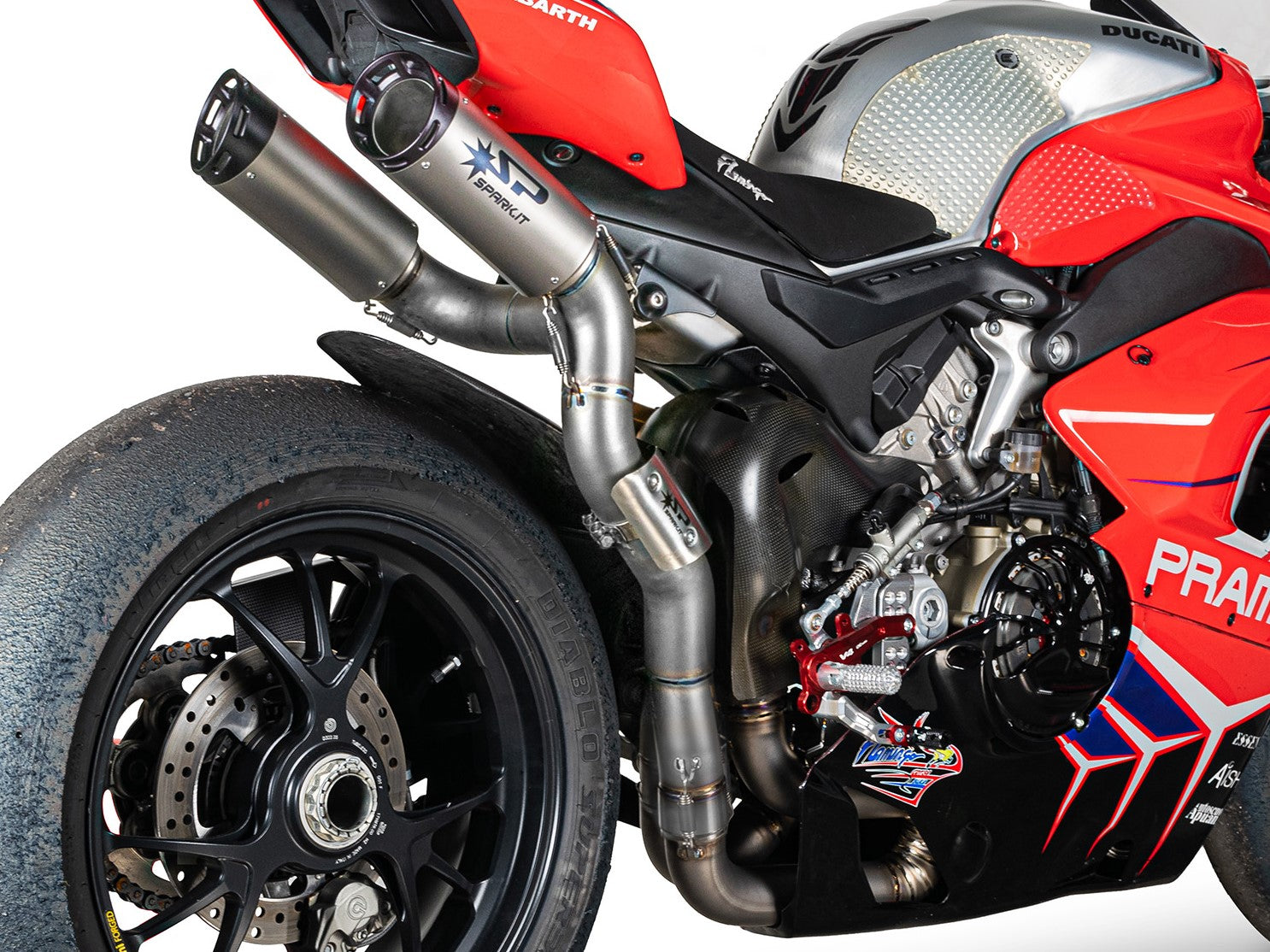 SPARK Ducati Panigale V4 / Streetfighter Titanium Exhaust System 