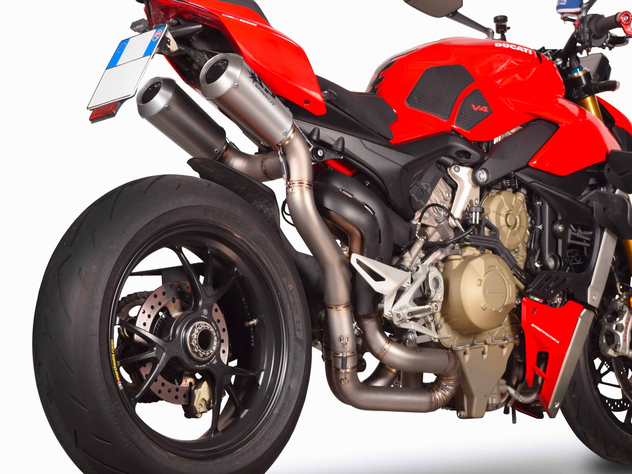 SPARK Ducati Streetfighter V4 Titanium Exhaust System – Desmoheart