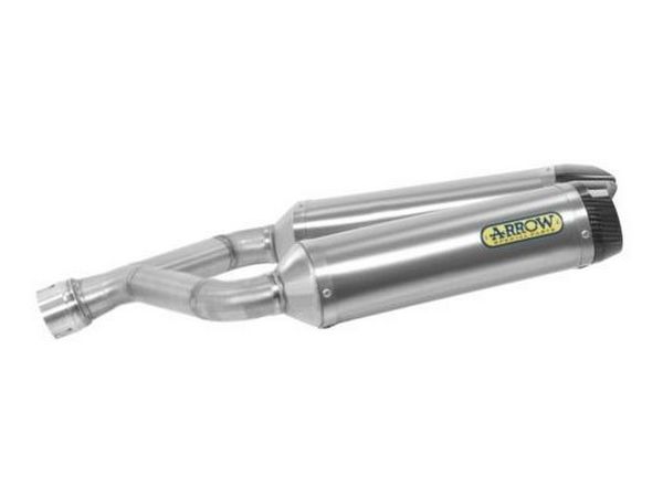 ARROW 71907AK Aprilia Dorsoduro 750 (2009+) Aluminum Slip-on Exhaust 