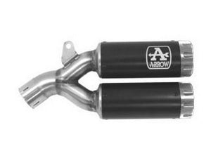 ARROW 71923RBA Ducati Multistrada 950 (19/21) Slip-on Exhaust "Rebel" (dark stainless steel) – Accessories in Desmoheart – an Motorcycle Aftermarket Parts & Accessories Online Shop