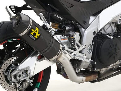 ARROW 71627KZ+71744AKN Aprilia RSV4 (15/16) Dark Aluminum Slip-on Exhaust 