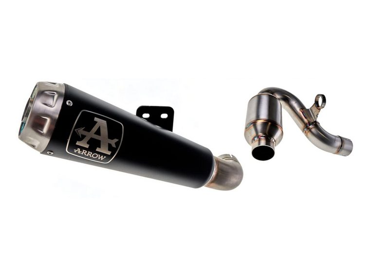 ARROW 71673KZ+71876PRN Ducati Scrambler 800 (15/18) Slip-on Exhaust 