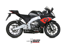 MIVV A.011 Aprilia RS125 (17/20) Slip-on Exhaust "Delta Race" (black; approved) – Accessories in Desmoheart – an Motorcycle Aftermarket Parts & Accessories Online Shop