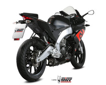 MIVV A.011 Aprilia RS125 (17/20) Slip-on Exhaust "Delta Race" (black; approved) – Accessories in Desmoheart – an Motorcycle Aftermarket Parts & Accessories Online Shop