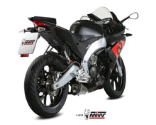 MIVV A.011 Aprilia RS125 (17/20) Slip-on Exhaust "Delta Race" (stainless steel; approved) – Accessories in Desmoheart – an Motorcycle Aftermarket Parts & Accessories Online Shop