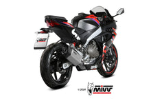 MIVV A.021 Aprilia RS457 (2024+) Full System High Exhaust "SR-1" (titanium; approved) – Accessories in Desmoheart – an Motorcycle Aftermarket Parts & Accessories Online Shop