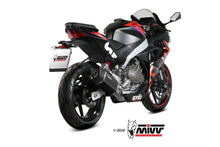 MIVV A.021 Aprilia RS457 (2024+) Full System High Exhaust "SR-1" (black; approved) – Accessories in Desmoheart – an Motorcycle Aftermarket Parts & Accessories Online Shop