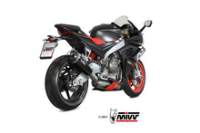 MIVV A.013 Aprilia RS660 (2020+) Full System Steel High Exhaust "Delta Race" (carbon; approved) – Accessories in Desmoheart – an Motorcycle Aftermarket Parts & Accessories Online Shop
