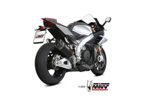 MIVV A.015 Aprilia RSV4 (2021+) Slip-on Exhaust "SR-1" (black; approved) – Accessories in Desmoheart – an Motorcycle Aftermarket Parts & Accessories Online Shop