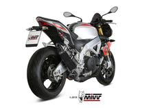 MIVV A.012 Aprilia TuonoV4 1100(18/20) Slip-on Exhaust "Speed Edge" (black; approved) – Accessories in Desmoheart – an Motorcycle Aftermarket Parts & Accessories Online Shop