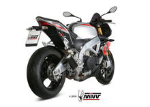 MIVV A.012 Aprilia TuonoV4 1100(18/20) Slip-on Exhaust "MK3" (black; not approved) – Accessories in Desmoheart – an Motorcycle Aftermarket Parts & Accessories Online Shop