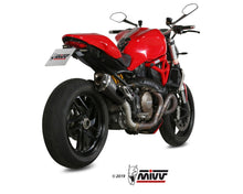 MIVV D.030 Ducati Monster 1200 (14/16) Slip-on Exhaust "Delta Race" (black; approved) – Accessories in Desmoheart – an Motorcycle Aftermarket Parts & Accessories Online Shop
