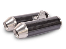 SPARK GDU0826S Ducati Monster 1100 / 796 / 696 Exhaust Silencers "Round" (EU homologated)