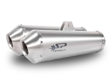 SPARK GDU0827S Ducati Monster 1100 / 796 / 696 Titanium Exhaust Silencers 