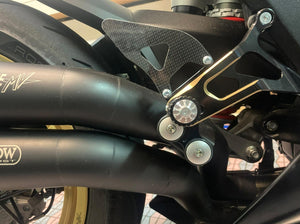 PES50 - CNC RACING MV Agusta Superveloce (2020+) Rearset Mounting Kit for Arrow Exhaust (for CNC RACING rearsets)