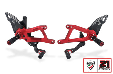CNC RACING PE414TB Ducati Panigale V4 / V4S (2025+) Adjustable Rearsets (Troy Bayliss Limited Edition) – Accessories in Desmoheart – an Motorcycle Aftermarket Parts & Accessories Online Shop