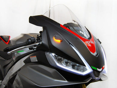 NEW RAGE CYCLES Aprilia RSV4 (21/24) LED Mirror Block-off Turn Signals – Accessories in Desmoheart – an Motorcycle Aftermarket Parts & Accessories Online Shop