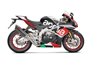 AKRAPOVIC S-A10E8-RC Aprilia RSV4 / Tuono V4 (15/20) Full Exhaust System "Evolution Line" (racing) – Accessories in Desmoheart – an Motorcycle Aftermarket Parts & Accessories Online Shop