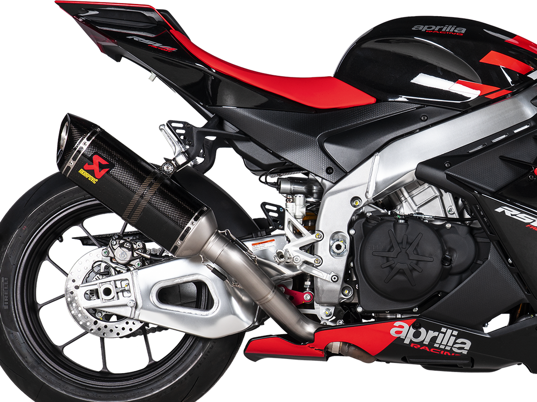 AKRAPOVIC S-A10SO13-RC Aprilia RSV4 / Tuono V4 (2021+) Slip-on Exhaust (carbon) – Accessories in Desmoheart – an Motorcycle Aftermarket Parts & Accessories Online Shop