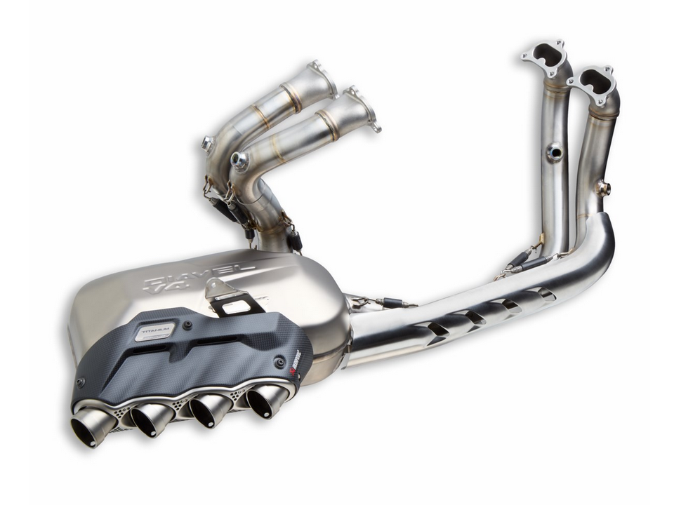 AKRAPOVIC Ducati Diavel V4 (2023+) Full Exhaust System (titanium