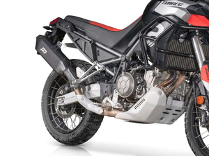 QD EXHAUST Aprilia Tuareg 660 (2022+) Slip-on Exhaust "Tourance Dark" (EU homologated)