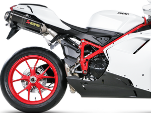 AKRAPOVIC S-D10SO3-ZC Ducati 848 EVO (2014+) Slip-on Exhaust (carbon) – Accessories in Desmoheart – an Motorcycle Aftermarket Parts & Accessories Online Shop