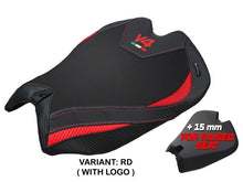 TAPPEZZERIA ITALIA Ducati Panigale V4 (2025+) Seat Cover "Argenta High" – Accessories in Desmoheart – an Motorcycle Aftermarket Parts & Accessories Online Shop