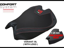 TAPPEZZERIA ITALIA Ducati Panigale V4 (2025+) Comfort Seat Cover "Argenta High" – Accessories in Desmoheart – an Motorcycle Aftermarket Parts & Accessories Online Shop