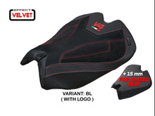 TAPPEZZERIA ITALIA Ducati Panigale V4 (2025+) Velvet Seat Cover "Argenta High" – Accessories in Desmoheart – an Motorcycle Aftermarket Parts & Accessories Online Shop